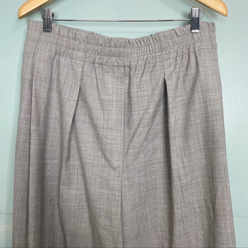 Brunello Cucinelli gray lightweight wool pull-on slacks w/pockets.  14 NWOT - Picture 5 of 8